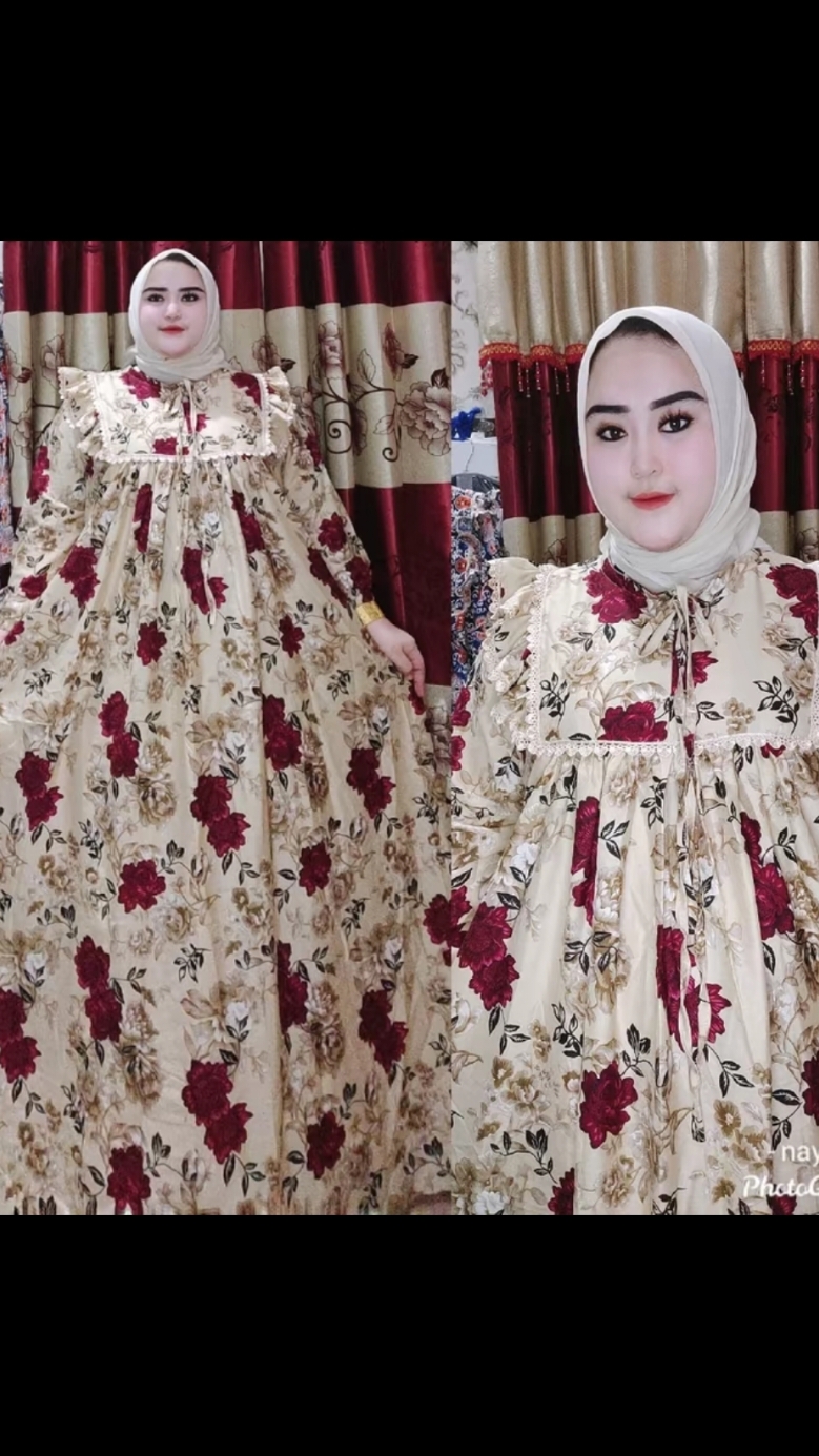 Gamis Alisya Premium Aksen Renda Rumbai sampai belakang #gamisalisya #gamispremiumaksenrenda #bajuwanitakekinian #OOTD #trending #outfit #bajulebaran2025 #fyp #foryou 