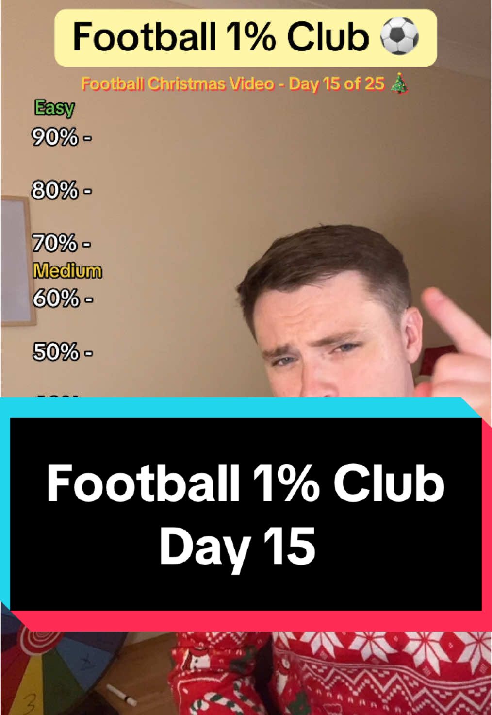 That 1% question is mental! #footballquiz #footballchallenge #footballtiktok #football #soccerquiz #footballpointless #1percentclub #jeddieinhd 