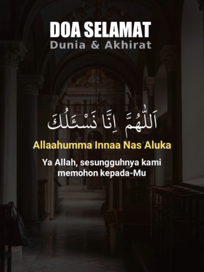 doa selamat dunia akhirat#islami #semuaorang #alquran #doa #bismillah #CapCut 