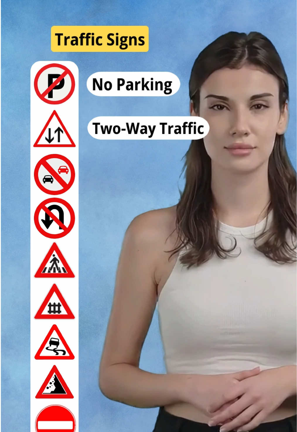 Traffic Signs #learnenglish #english #englishtips #idioms #englishvocabulary #englishgrammar #advancedenglish #vocabulary #fyp #f #fly #ff #fyy #fypp #flypシ #fyyp 