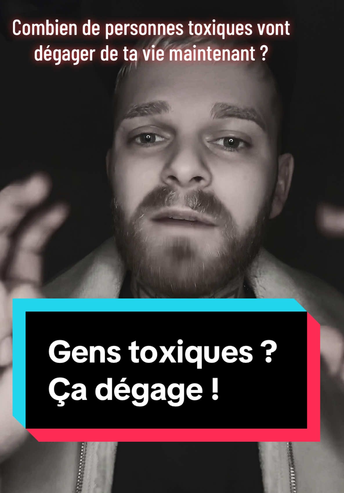 Combien de personnes toxiques vont sortir de ta vie maintenant ?  Parc qu’on remarque desfois pas l’impact négatif qu’ont les gens autour de nous par <<habitude>> ..  En tout cas .. Ça dégage 🔥 Parce qu’il est absolument interdit qu’ils touchent à ta paix intérieur 🔥