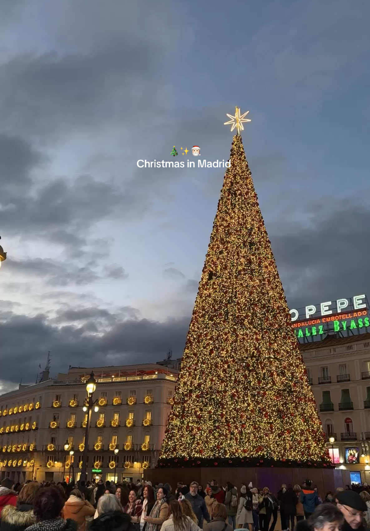 Christmas in Madrid 🎄✨💌🎅🏻  #madrid #madridnow #madridchristmas #madridchristmaslights #madriddecember