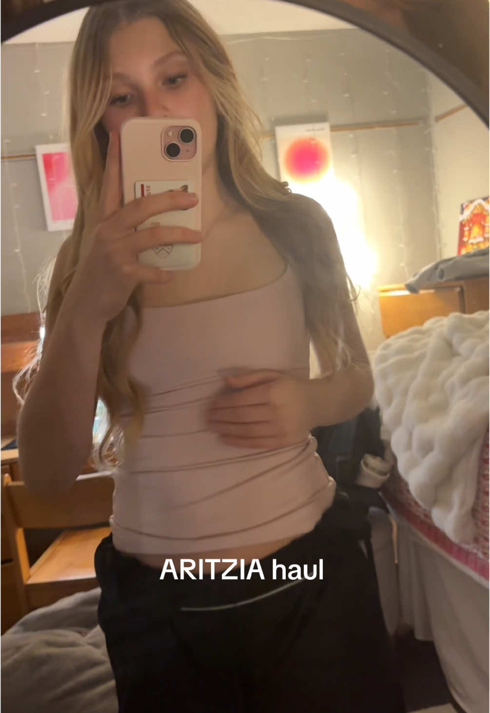 ARITZIA haul + try on @Aritzia #fyp #haul #aritzia #shopping #viral #blowthisup #foryoupage #hoodie #top #tank #boardingschool #dagmara 