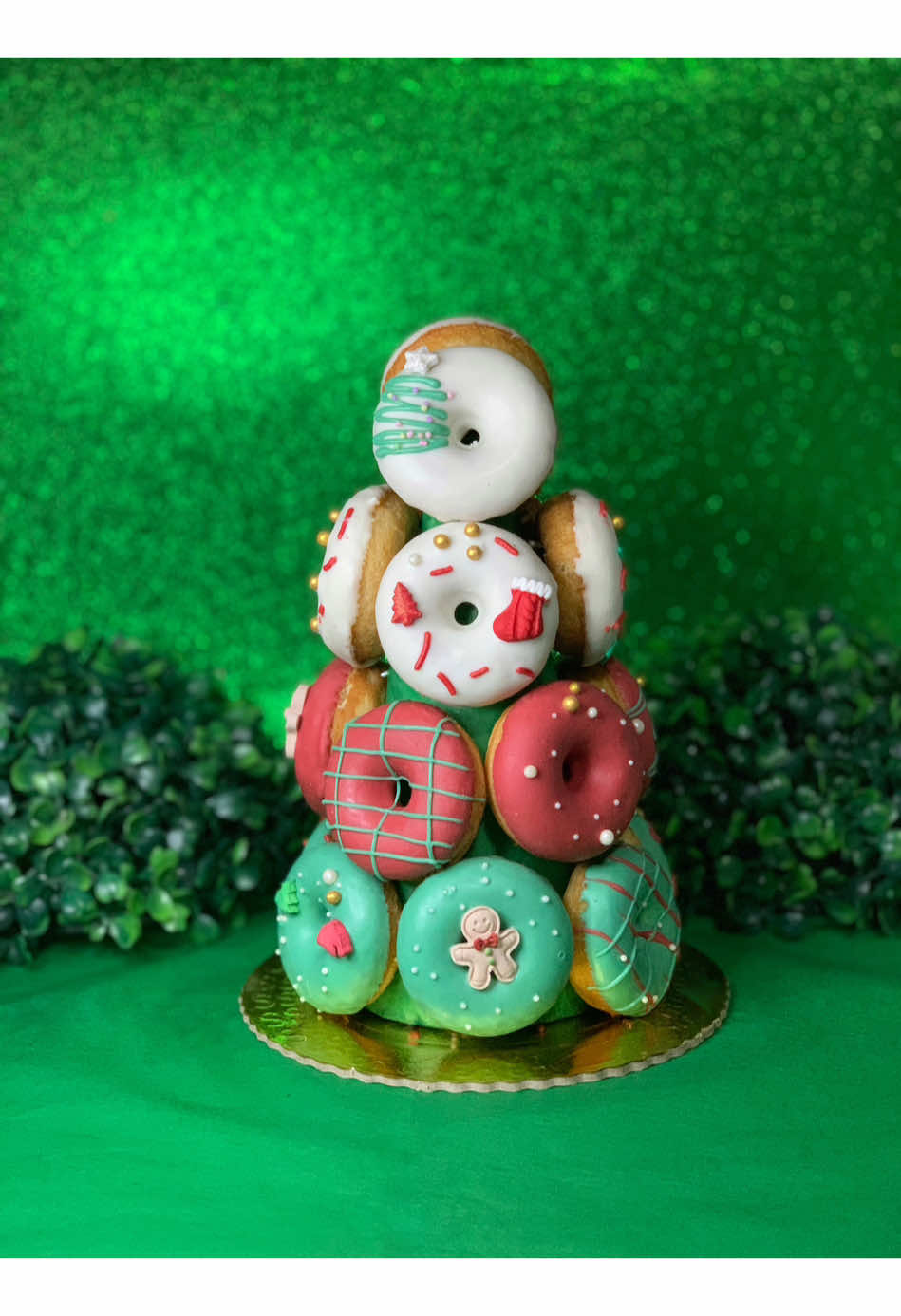 Ho ho ho #CapCut#natal#minidonuts#decor#donuts#natalino#ideias#arvore#arvoredonuts#foryou