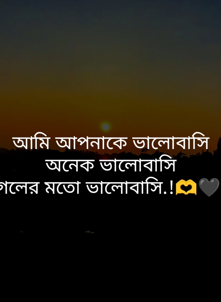 আমি আপনাকে ভালোবাসি অনেক ভালোবাসি পাগলের মতো ভালোবাসি.!🫶🖤🌸#fypシ゚ #tiktok #foryou #status #tibro_03 #unfrezzmyaccount 