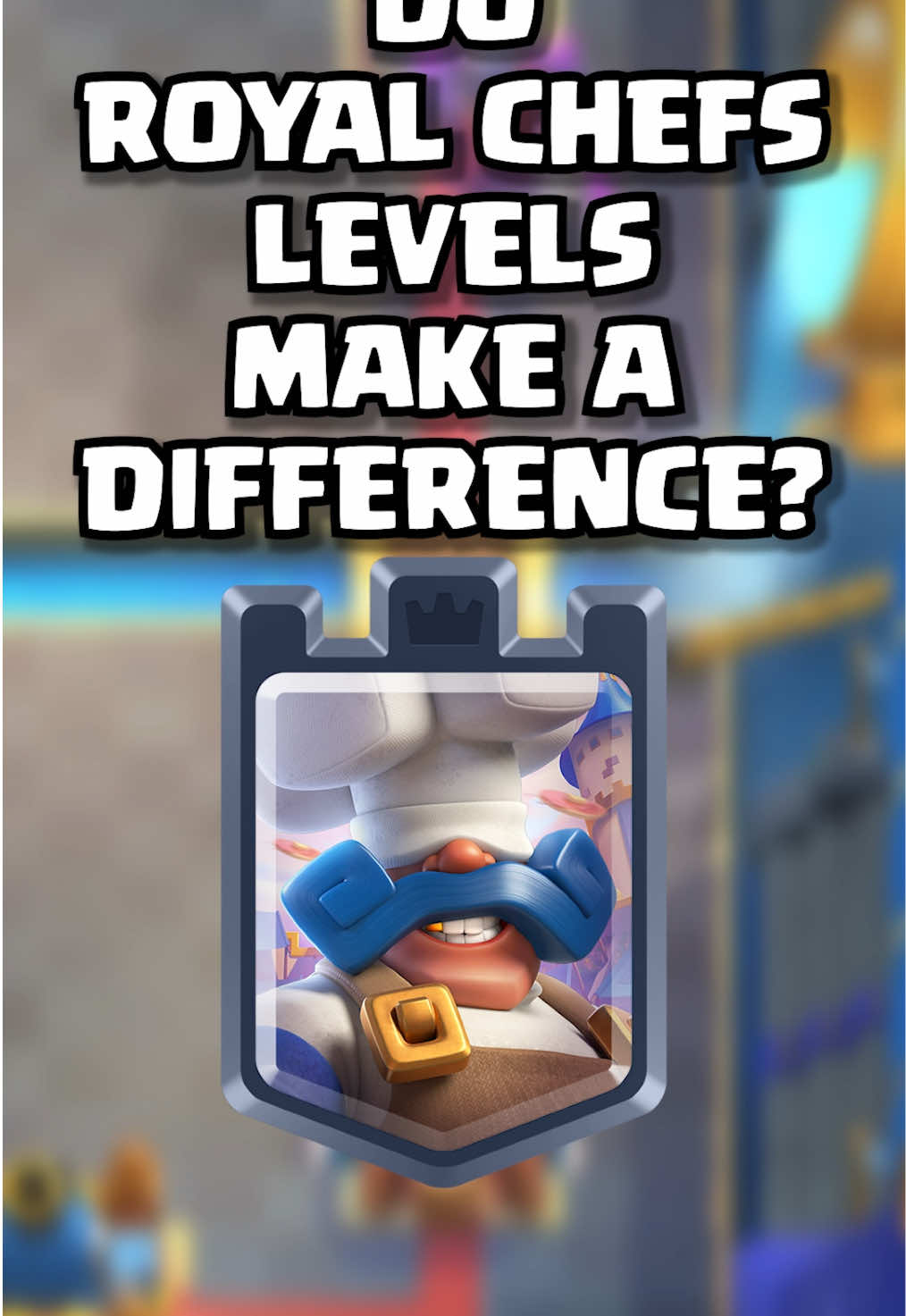 Does Royal Chef Levels Make A Difference? 👨‍🍳🥞 #clashroyale #RoyalChef 