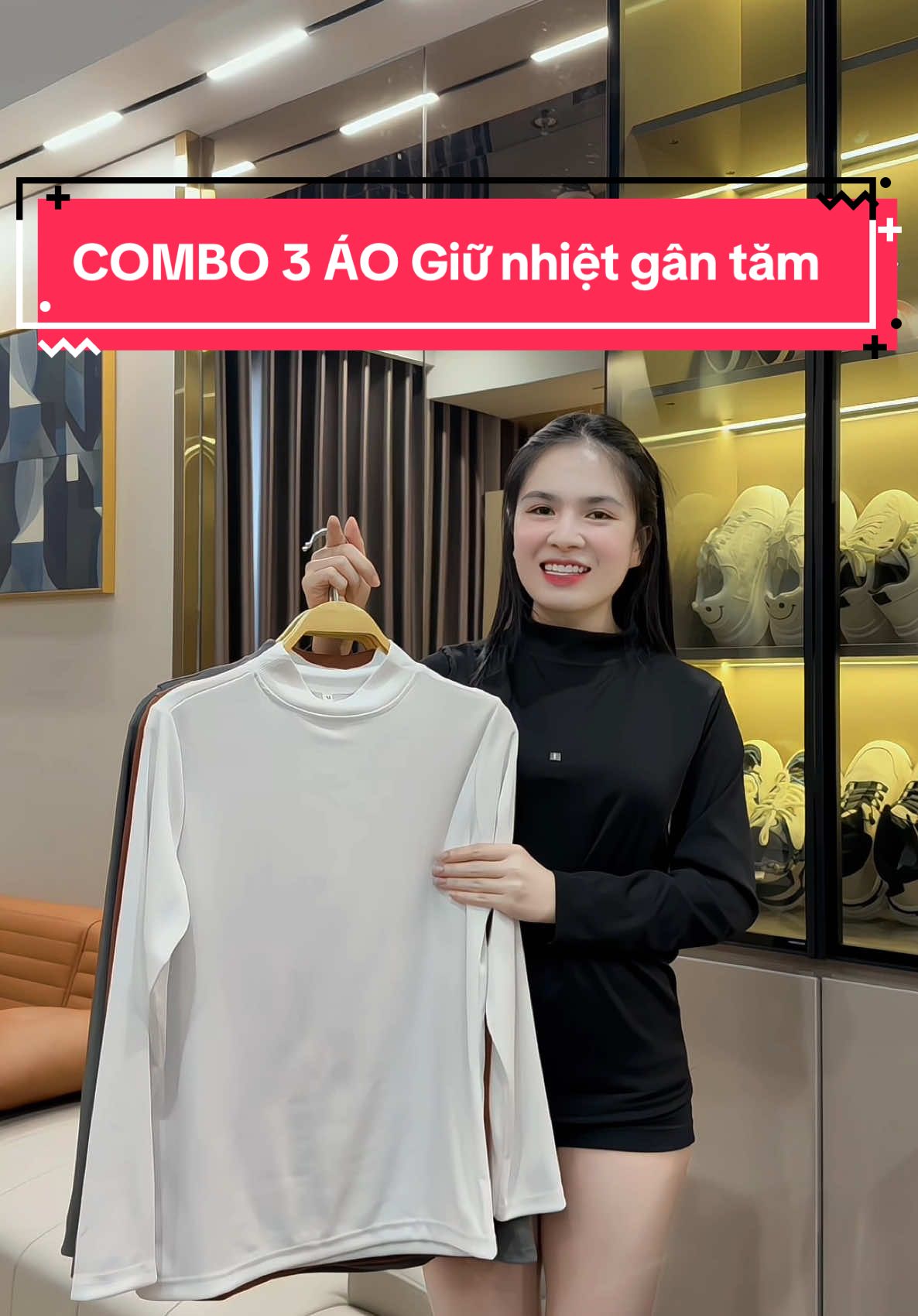 COMBO 3 ÁO Giữ nhiệt gân tăm