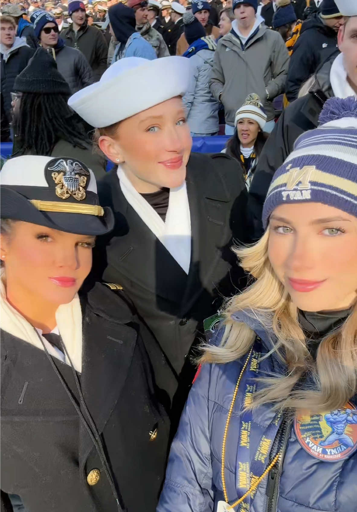 Boss girls!! #armynavygame #navy #armynavy @sierrapaoli @kellie 