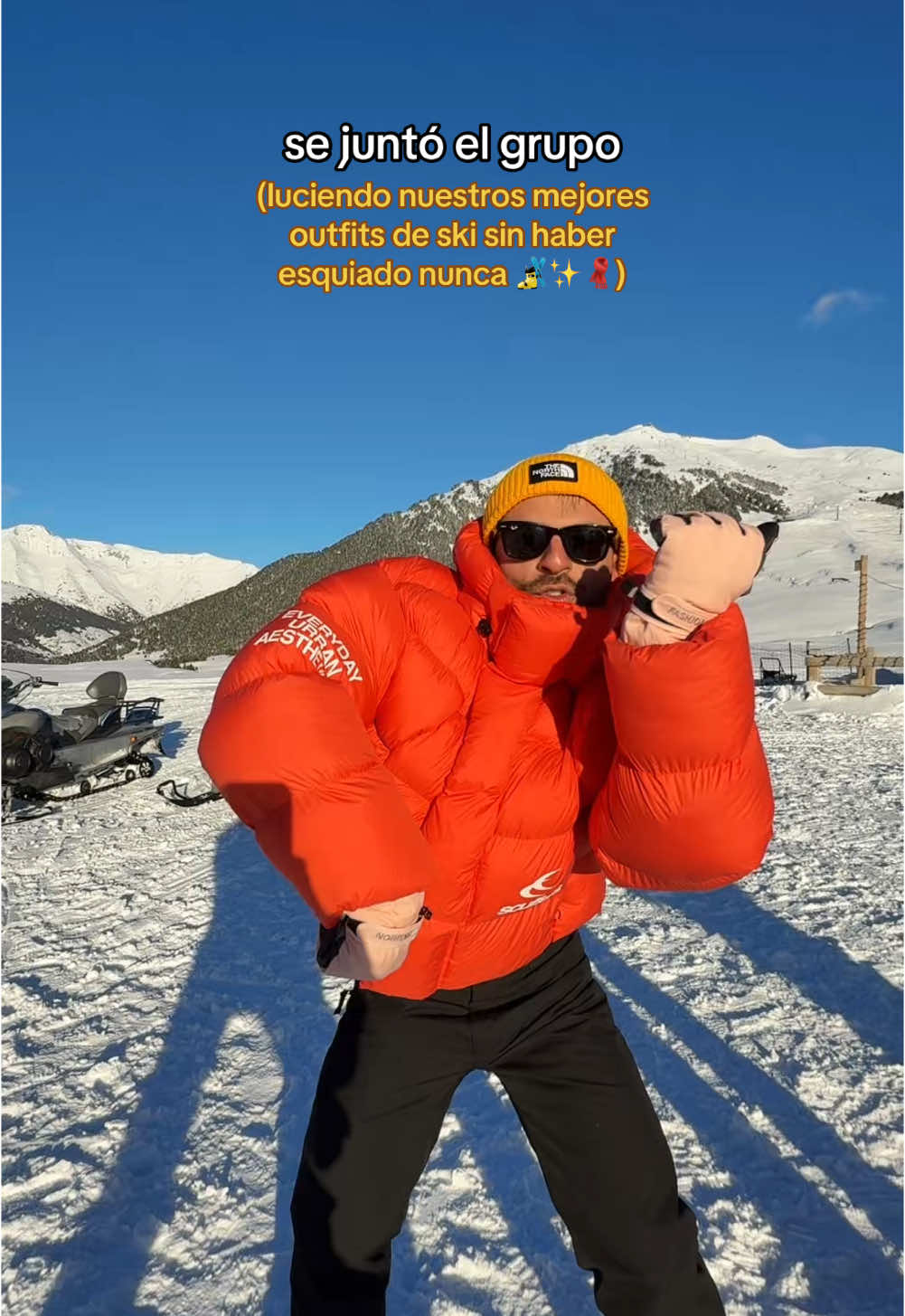 actitud ante todo JAJJAA #humor #baqueira 