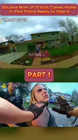 Abusive Mom of 10 Kids Comes Home to Find Police Ready to Step In - Part 1 #cops #copsoftiktok #copsontiktok #copstiktok #police #chase #copschase #foryou #fyp #usa 