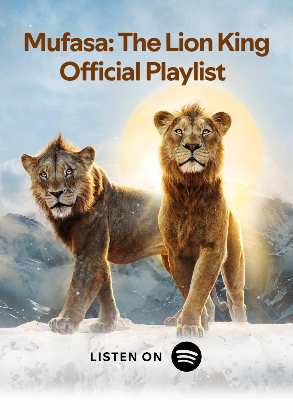 Make a wish on the brightest star! 🌟 The #Mufasa: The Lion King soundtrack is out now, featuring new songs by Lin-Manuel Miranda! 🦁 Listen wherever you stream music. Mufasa: #TheLionKing is only in theaters December 20. #DisneyMusic #LionKing