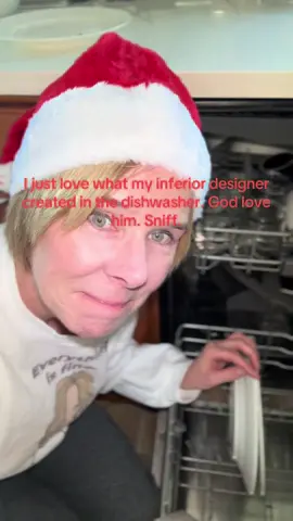 It’s all hands on deck around here in December. Sniff.#dishwasher #interiordesigner #decembervibes #blessd #husbandsoftiktok #funnyreels #funnyvideos😂 #comediansoftiktok #christmastiktok #marriagehumor #lol