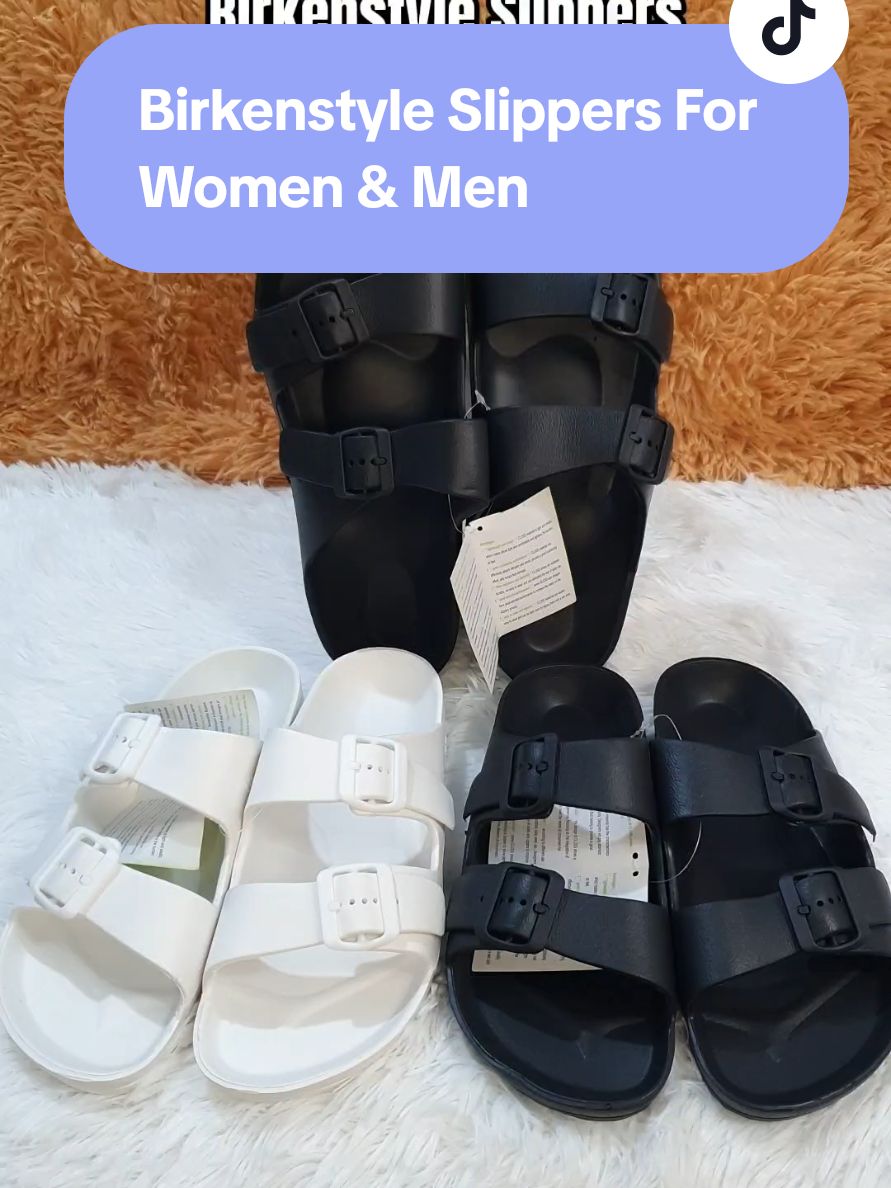 Birkenstyle Slippers For Women & Men!✨️ #birkenstyle #birkenstyleslipper #birkenstyletwostraps #slipperformen #slippersforwomen #comfyslippers #affordableslipper 