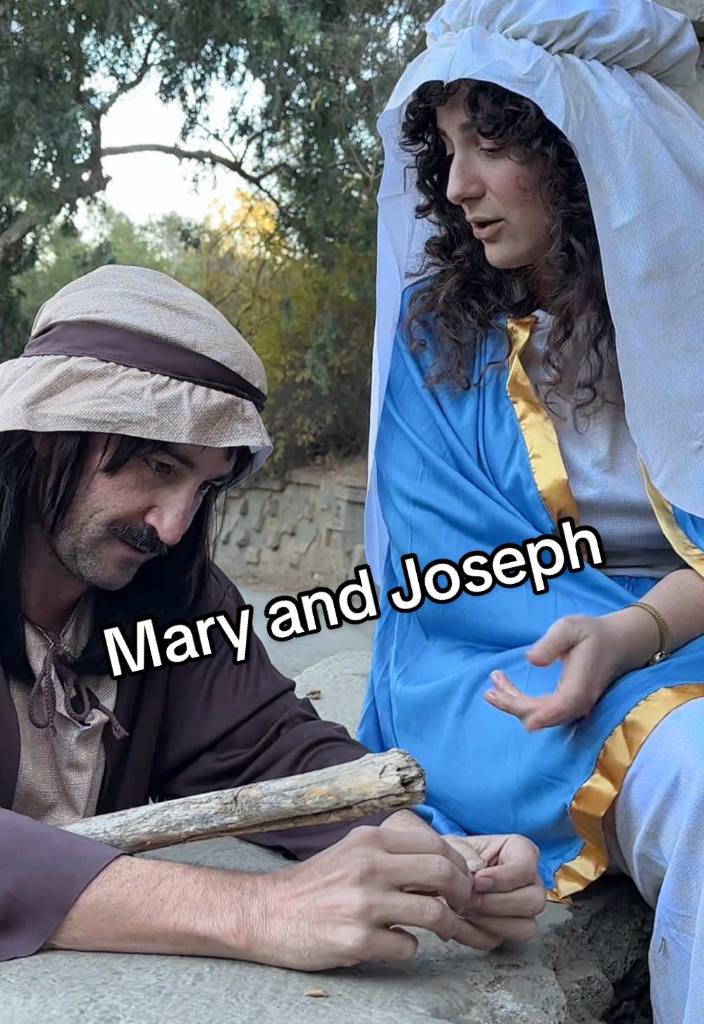 “You are not the father!” w/ @Aliki #mary #joseph #christmas #pregnant #chosen #comedy #realitytv 