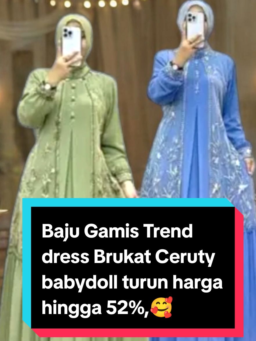 Baju gamis Raya trend dress brukat Ceruty babydoll aplikasi Payet mutiara gaun pesta mewah elegan wanita kekinian #dress #gamis #dresscerutybabydoll #gamiskekinian #CapCut 