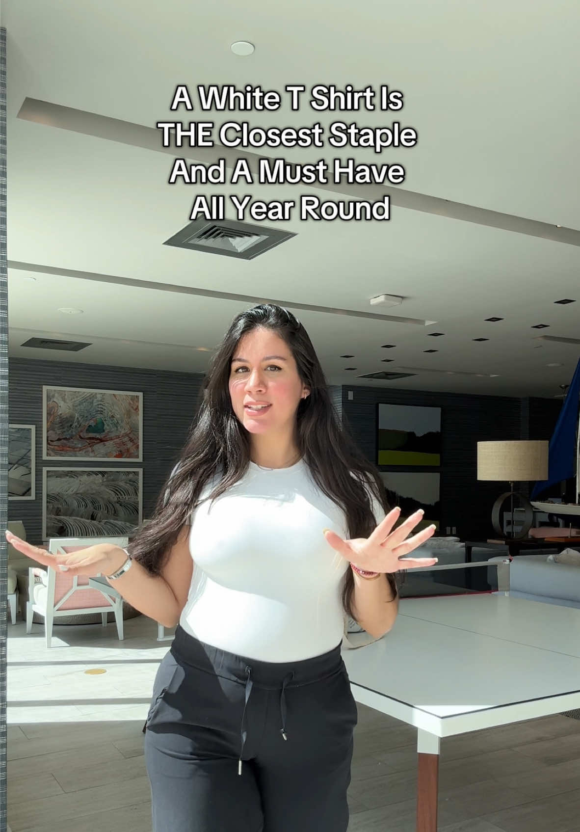 Lets make 2025 the year we elevate our closet and invest in staples #closetorganization #closetstaples #wardrobe #wardrobeessentials #whitetshirt #momlife #momstyle #momoutfit #whattowear 