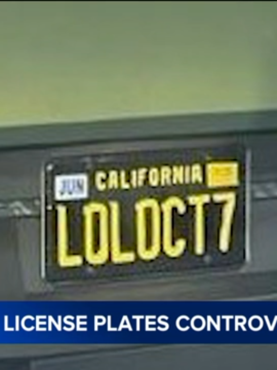 A personalized California license plate that appeared to mock last year's Oct. 7 attack on Israel has been misinterpreted and has a completely different meaning, the car owner's son said. The son, who didn't want to be identified, spoke exclusively with ABC Los Angeles affiliate KABC to clarify the meaning after a photo of the license plate went viral on social media and prompted the California Department of Motor Vehicles to issue an apology. The license plate read 