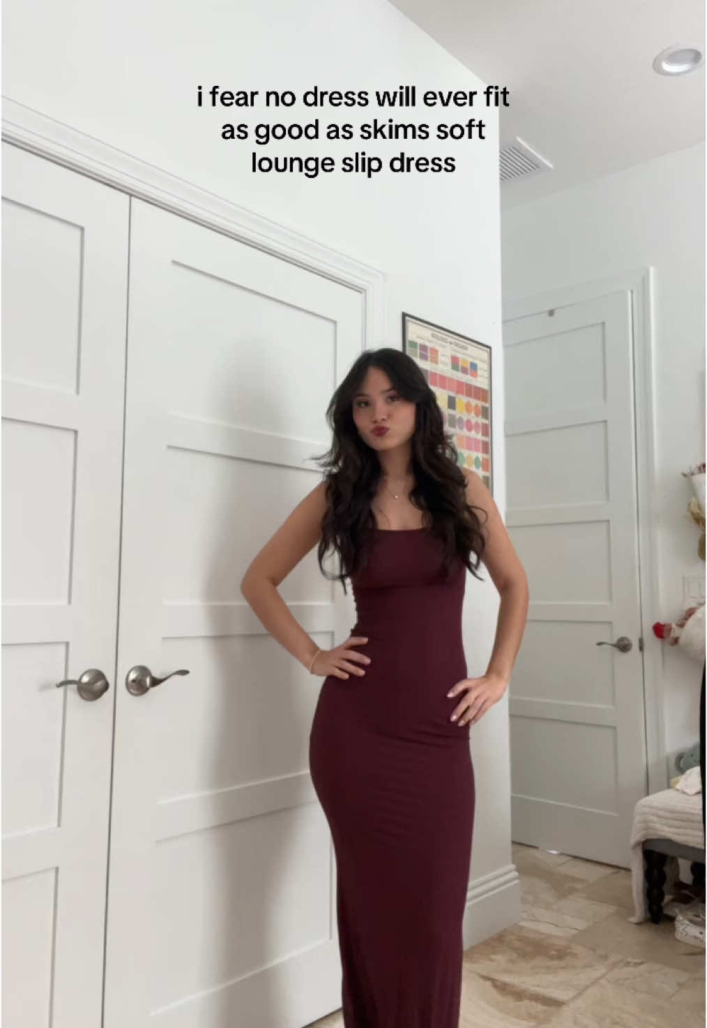 matter of fact any piece of clothing actually…this dress is just too good i have it in 3 colors and it just snatches u in PERFECTLY @SKIMS #skims #fashion #dresses #coquette #insta #kimkardashian 