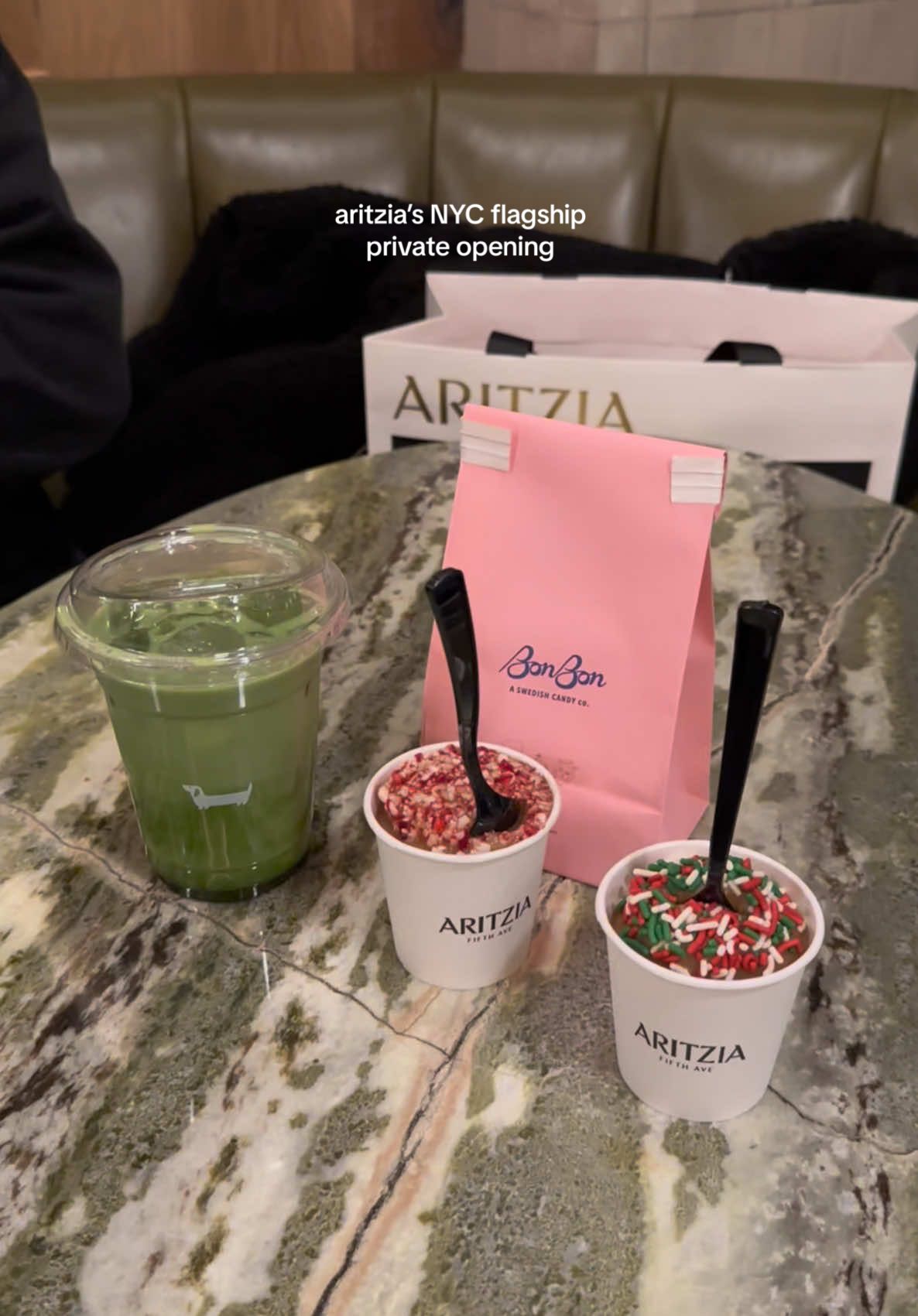 aritzia’s flagship private opening/nyc city day #aritzia #fifthavenue #nyc #rockefeller #aritziaflagship #fyp #superpuff #skims @Aritzia 