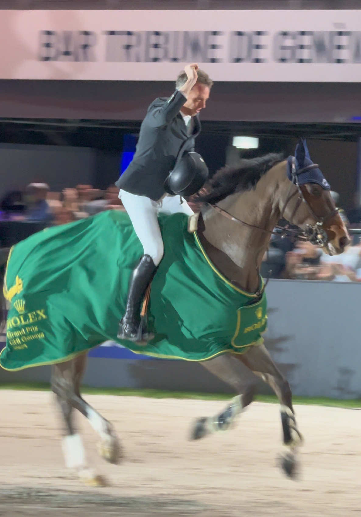 Harrie Smolders, Giulia Martinengo Marquet et Gilles Thomas🏆🏆🤩🤩 #chigeneve #rolexgrandslam 