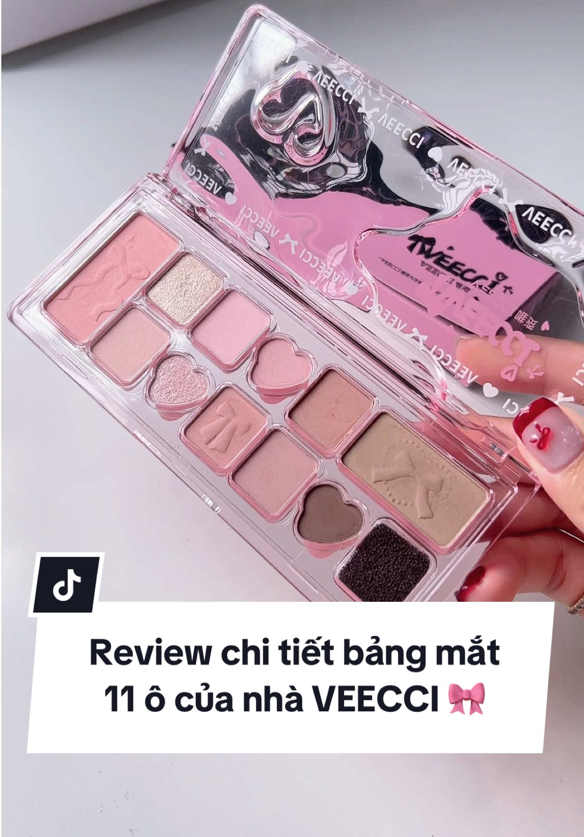 Trả lời @𝑵𝑯𝑰𝑴𝒔 Lên thêm video review chi tiết bảng mắt 11 ô đa năng của @veeccivn cho mn tham khảo nà 🎀 #veecci #phanmat #eyeshadow #eyeshadowpalette #eyemakeup #swatches #douyin #makeup #reviewlamdep #BeautyTok #nhims #foryou #fyp