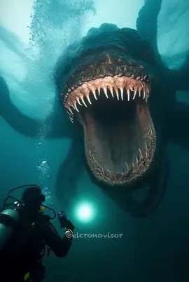 El Kraken? Creado con @Hailuo AI (MiniMax) #talasofobia #talasofobia🌊 #deepsea #marinemonsters #monstruomarino 