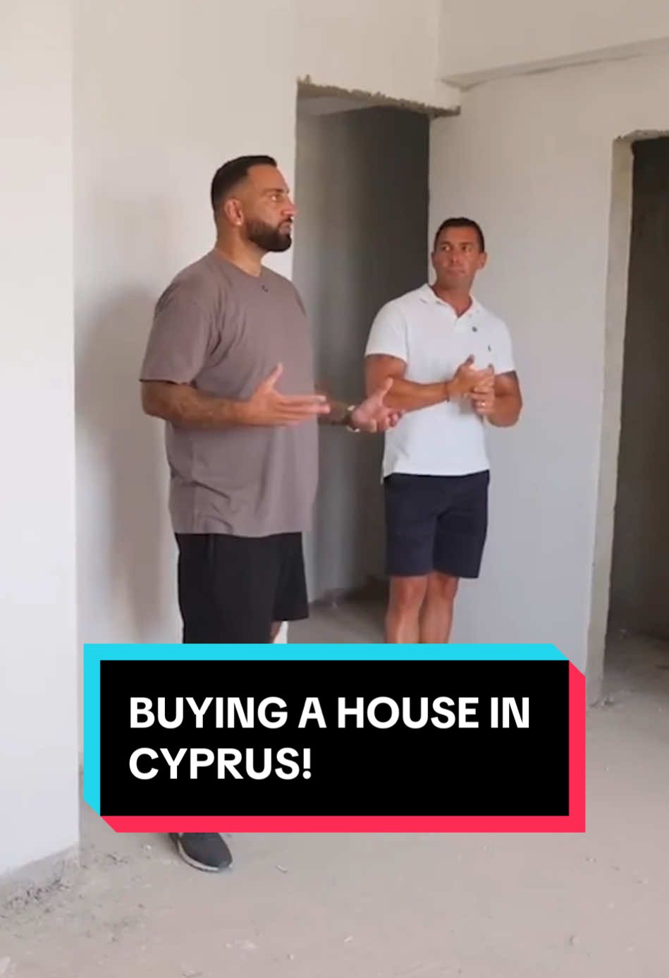 Buying a house In cyprus! #yiannimize #housebuying #newhouse 