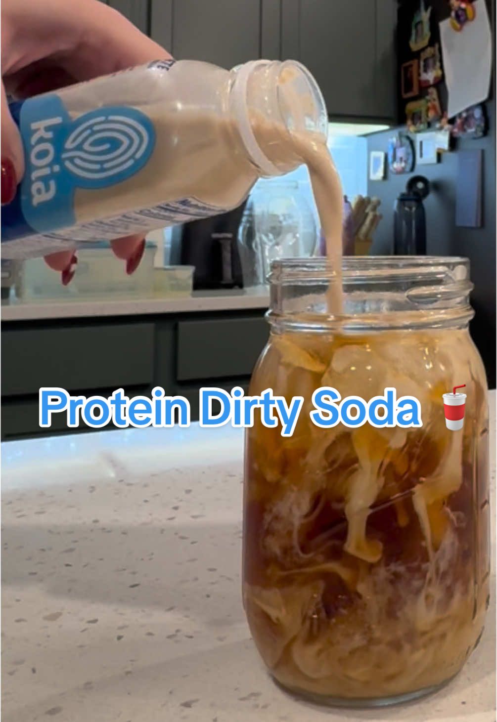 I fell in love with dirty sodas after my trip to Utah, so much so I started making them at home 👀 Adding @Koia to my homemade dirty sodas was a games changer! #dirtysoda #koiahighprotein #koia #koiaproteinshakes #dirtysodarecipe #poppi 