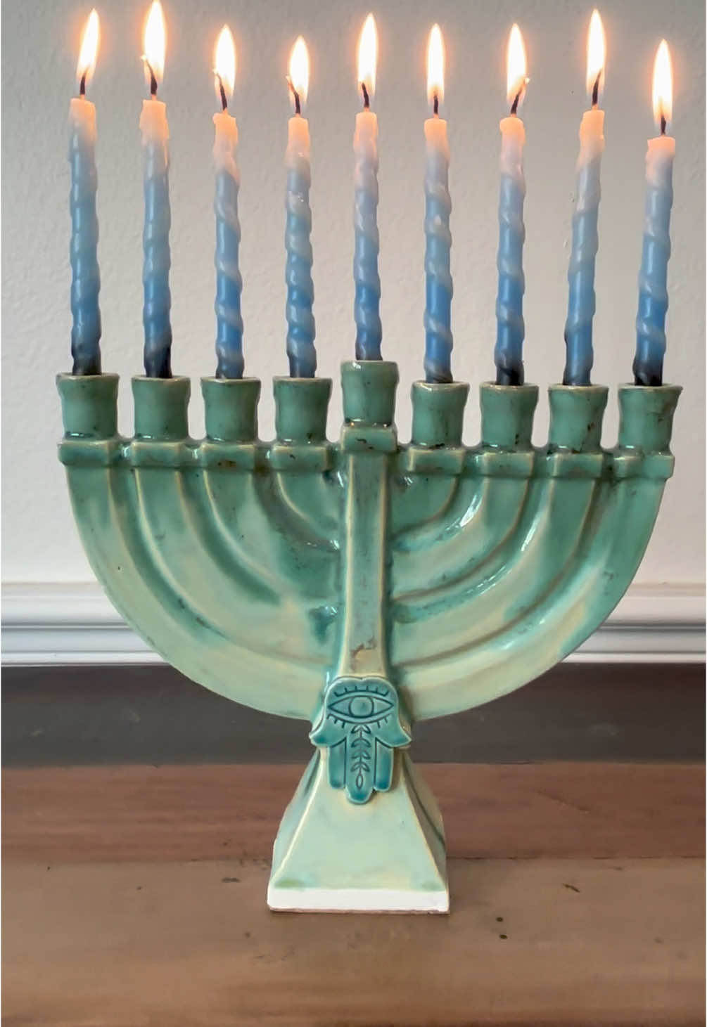 Last call to order a #handmade #ceramic #menorah in time for #hanukkah this year! 🕎#jewishtiktok #jewishgirl #aesthetic #chanukah #etsy 