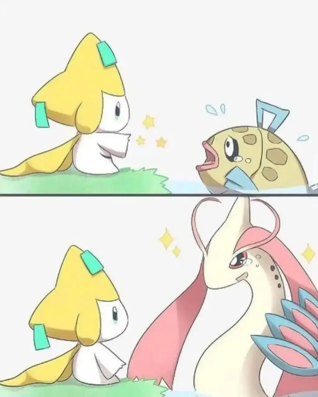 Jirachi is helping some pokemon how nice is this. #like #mythical #pokemontiktok #nintendo #gamefreak #fy #follow #good #help #helping #cute #hoenn #hoenntour #hoennpokemon #jirachi #cubone 