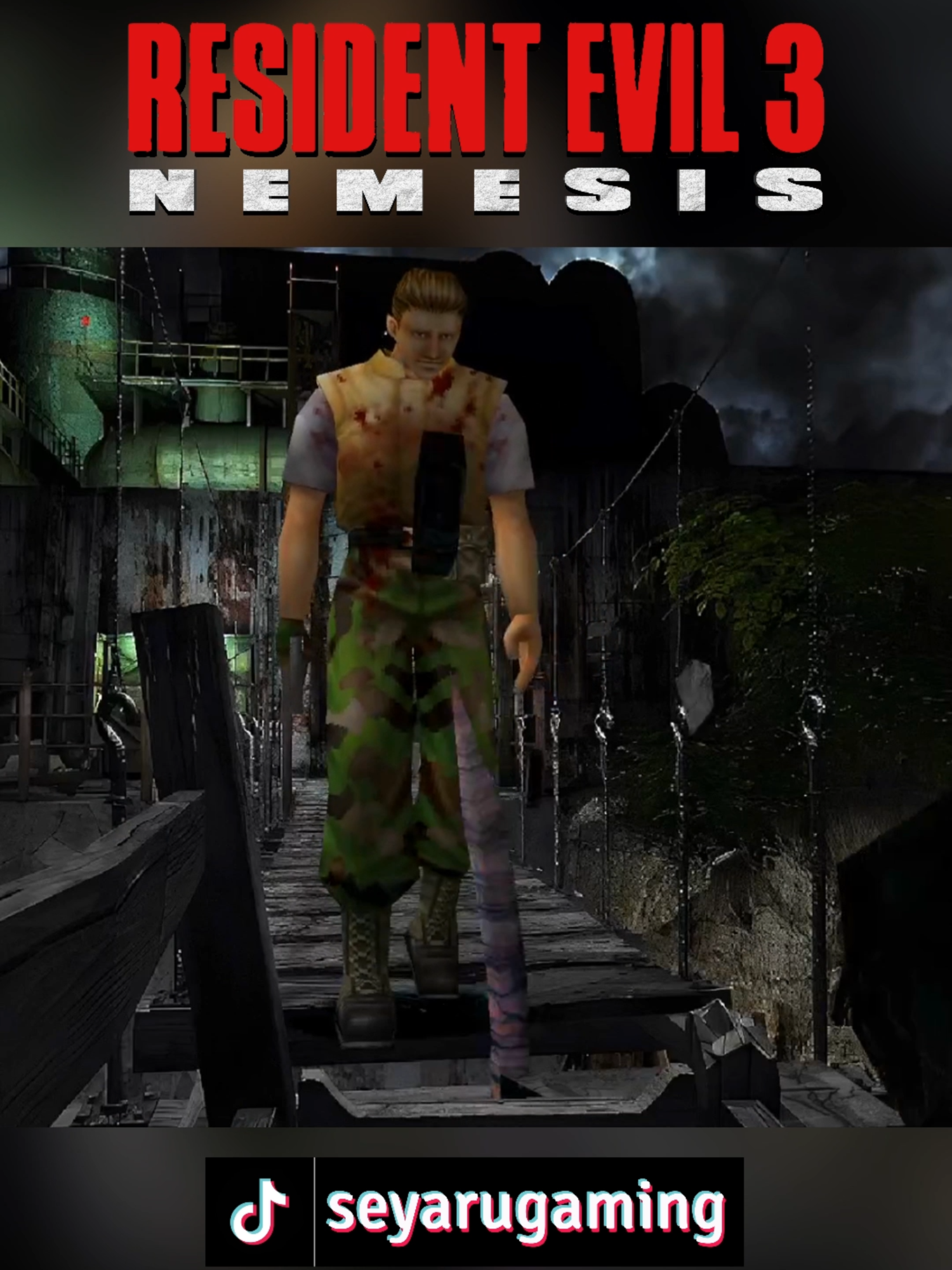 Nemesis encounter Brad Vicker #residentevil3 #re3 #nemesis #re3remake #jillvalentine #shorts #TIKTOK #bioharzard3