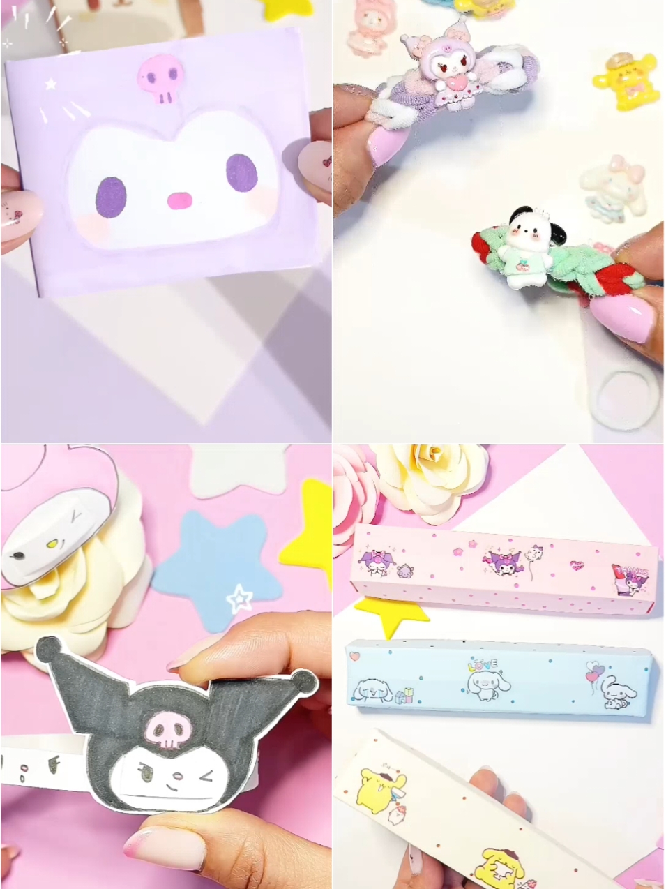 💫 4 DIY Sanrio 💫 #DIY #tutorial #craft #manualidades #art #parati #fyp 