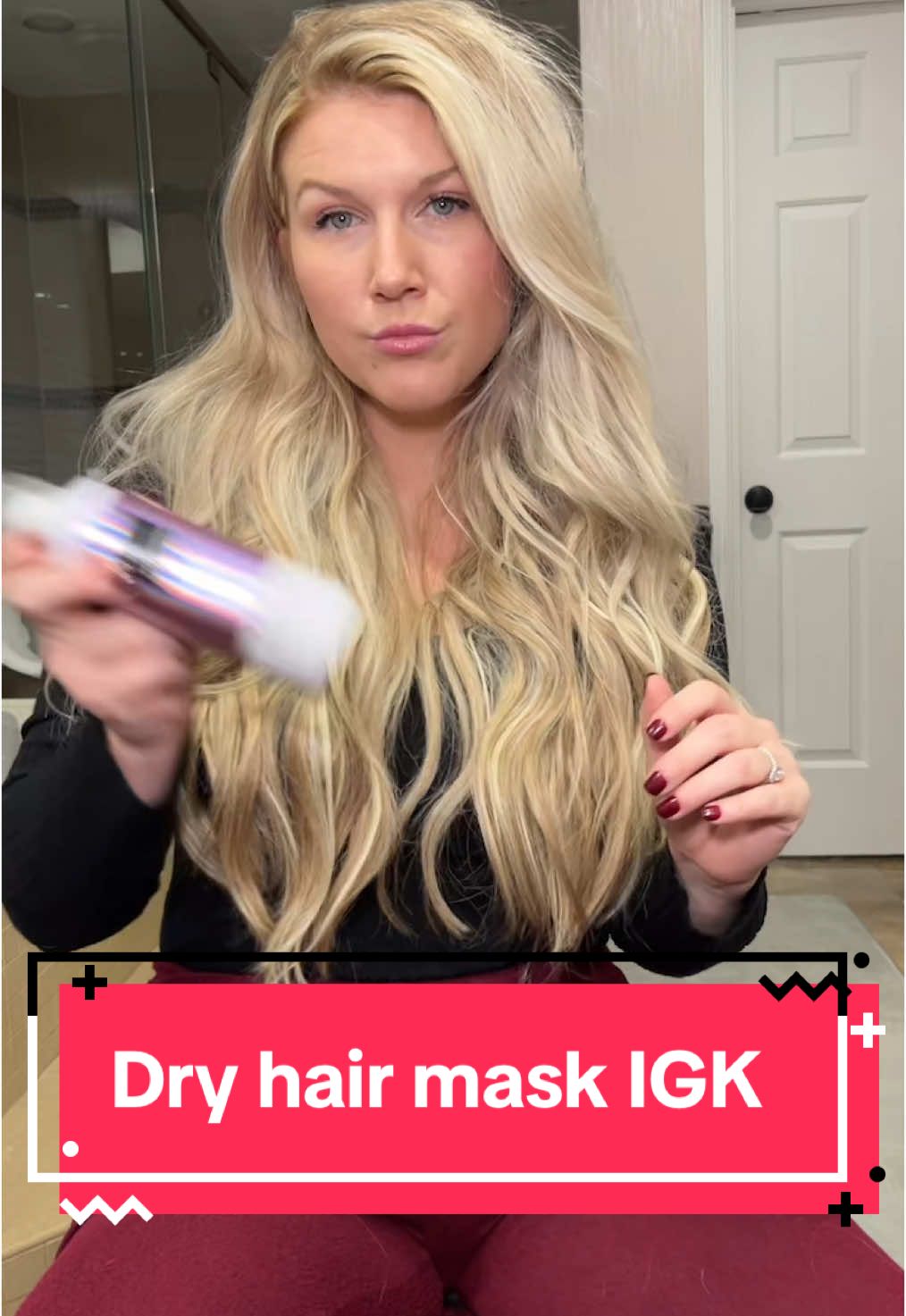 IGK antisocial spray hair mask!💇🏼‍♀️ @IGK Hair  #hair #creatorsearchinsights #hairmask #hairtok #igkhair #igk #hairextensions #holidayhaul #tiktokshopholidayhaul #ttstakeover #giftguide #giftsforher #TikTokShopHaul  #spotlightfinds  #giftideas #stockingstuffer #newyearnewaura #tiktokshopblackfriday  #tiktokshopcybermonday  #TiktokMadeMeBuyIt 