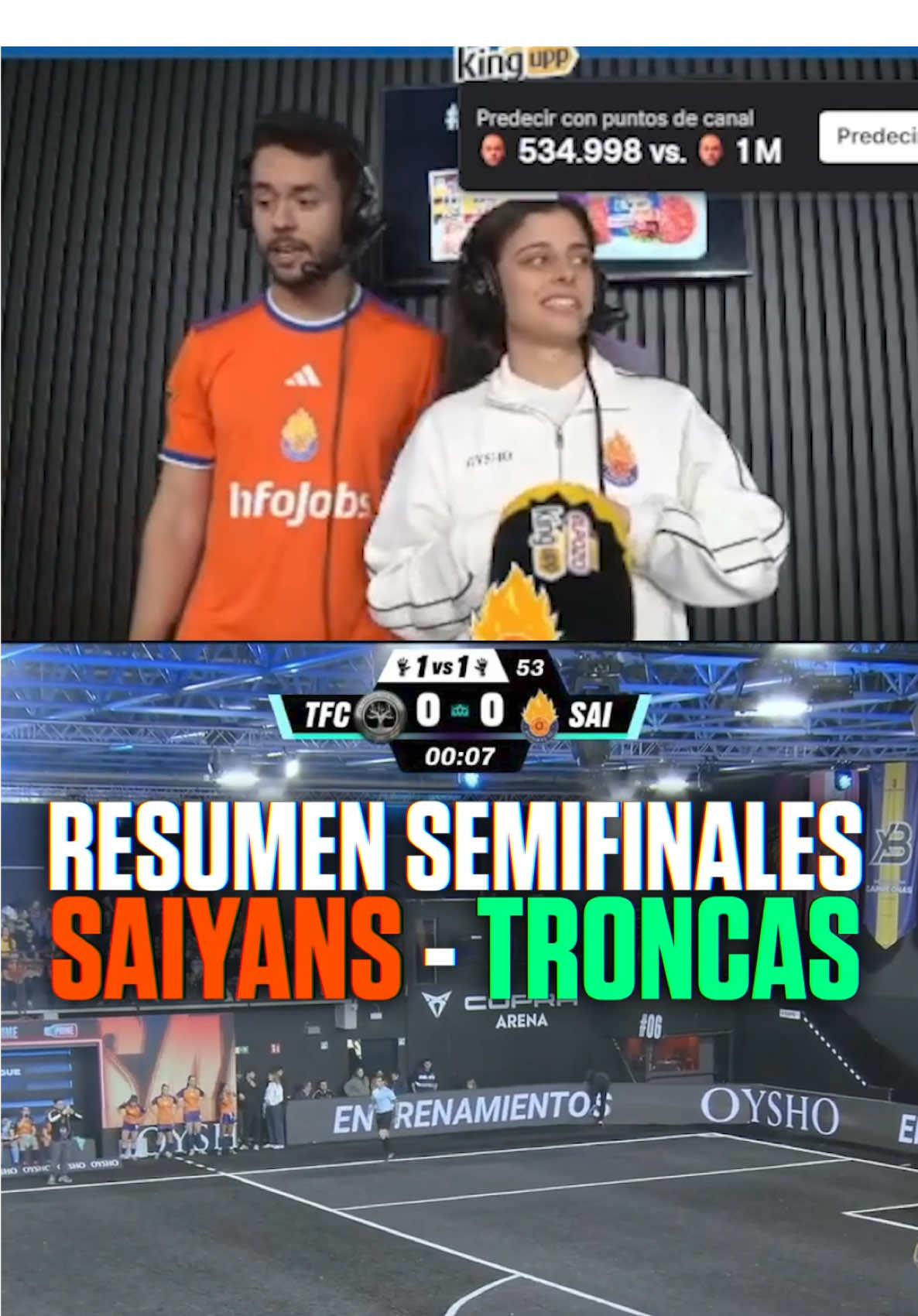 No pudo ser… 🧡💙 #queensleague @Saiyans FC 