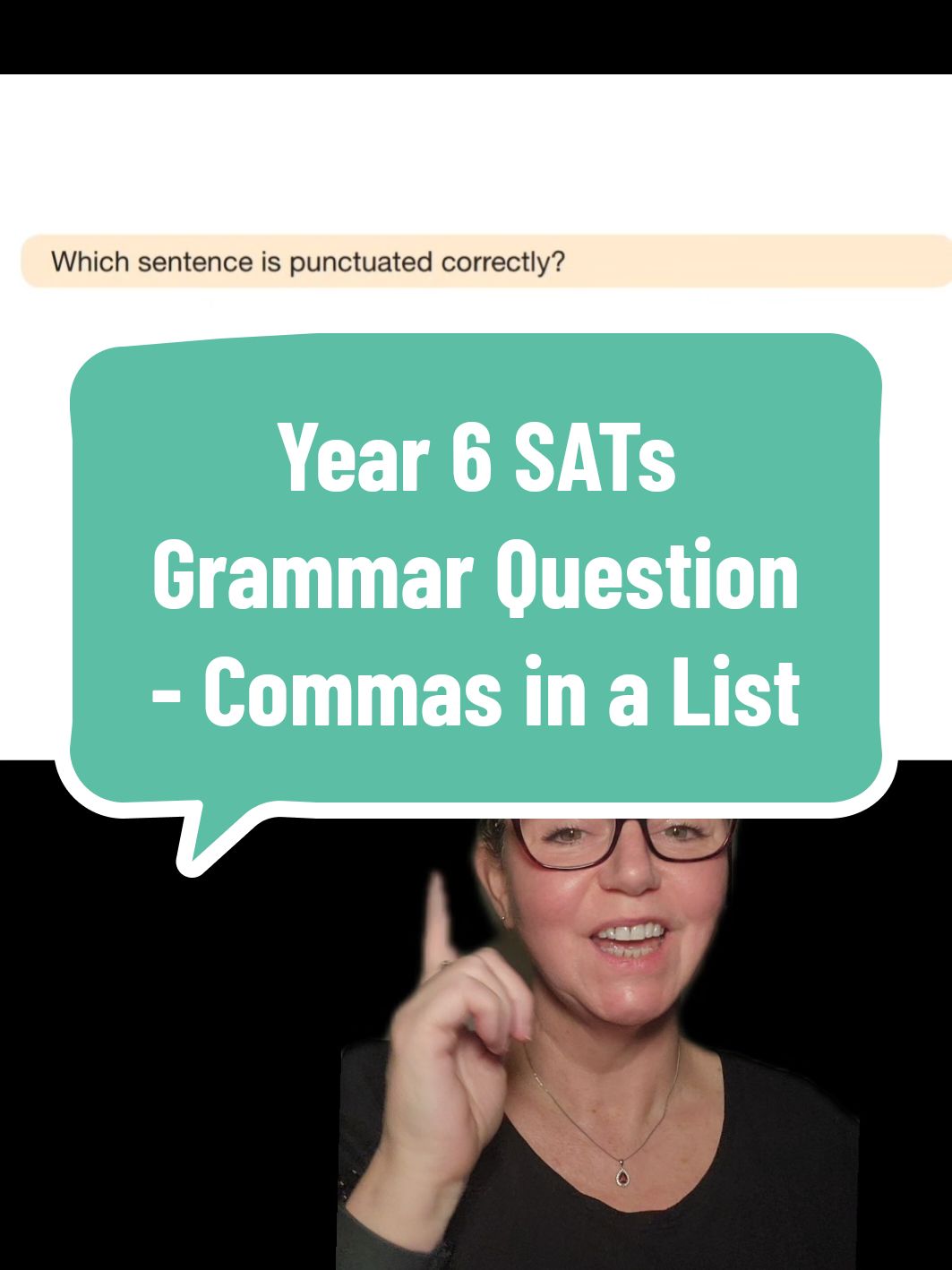 Commas in a list - Year 6 SATs Grammar Question.  #grammarteacher #grammar #englishlanguage #englishlesson #English #englishtips #year6sats #year6sats2024 #grammarlesson #traineeteacher #PGCE #primaryPGCE 