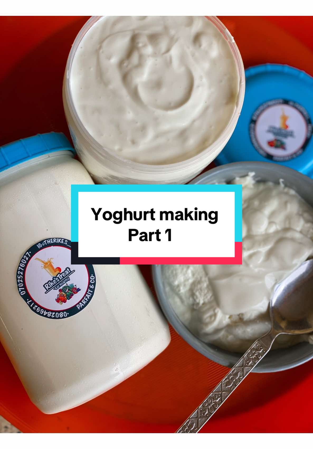 Let’s make yoghurt  Yummy and creamy fruit parfait is available in Ayobo  #howtomakeyogurt #greekyogurt #greetyogurtrecipe #howtomakeparfait #howtomakegranola