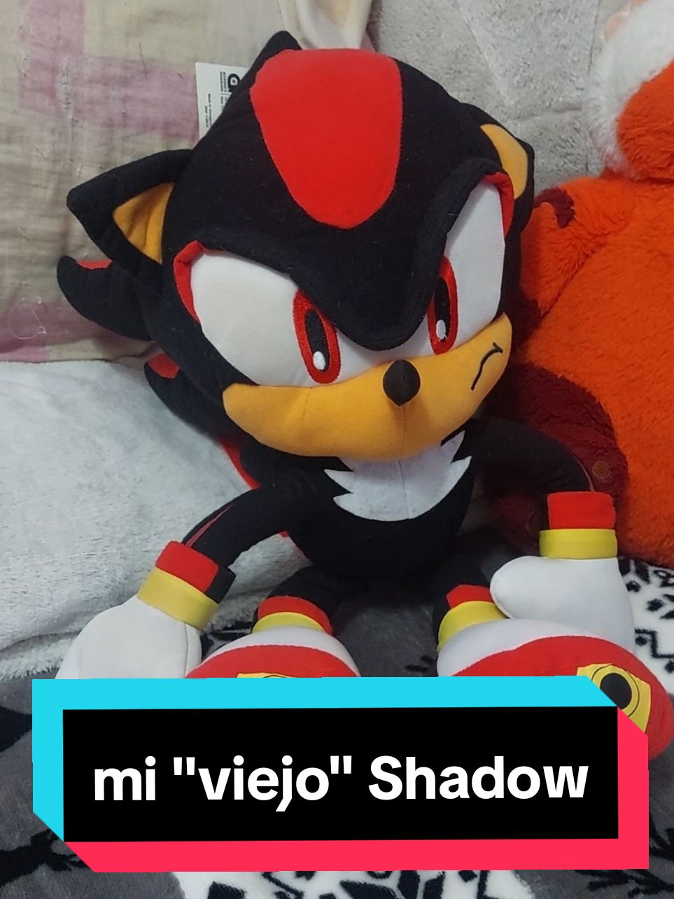 Estoy feliz y emocionada por que pronto iremos al estreno de Sonic 3!!!! #Shadow #shadowthehedgehog #trend #plush #peluche #sonic3 #cinemex #sonicmovie3 