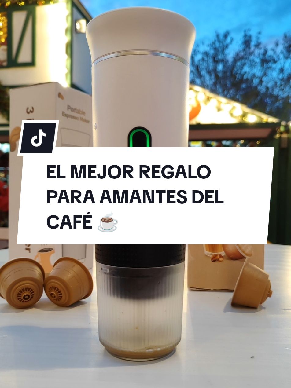 Todo amante del café necesita está cafetera portátil ☕  #cafe #coffee #regalo ##cafe #coffee #coffeeaddict #coffeetime #coffeetiktok #coffeelover 