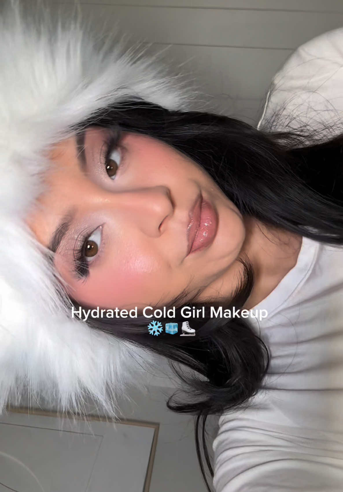 Cold girl makeup, but with an extra dose of hydration. ❄️☺️💦 @Madisonortizz    Products Featured: @tarte cosmetics amazonian clay blush @pūrlisse tinted moisturizer  @Alleyoop concealer  @LYS Beauty brow pencil  #coldgirlmakeup #coldgirl #hydration #hydratedskin #makeuptransformation #MakeupRoutine #makeupartist #makeup #IPSY