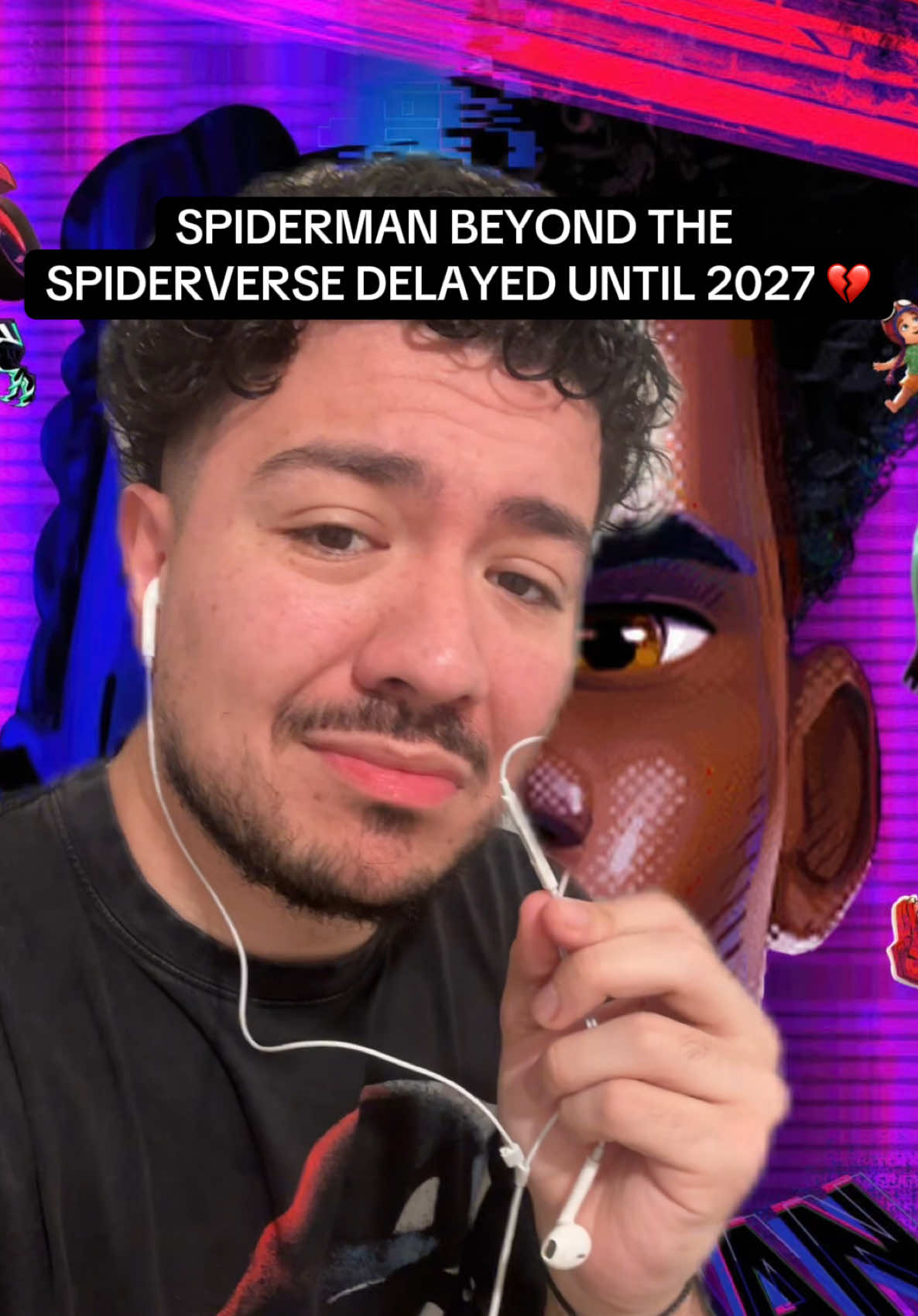 SPIDERMAN BEYOND THE SPIDERVERSE DELAYED UNTIL 2027 CONFIRMED 💔 #spiderman #disney #spiderverse #movie #marvel #movietok 