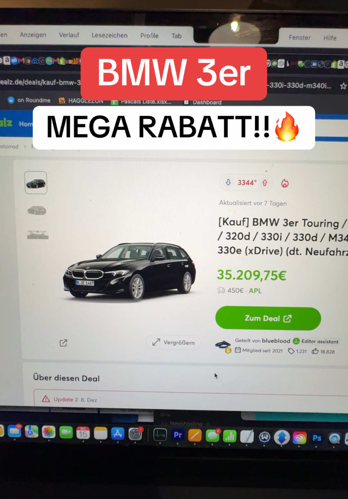 Fetter Rabatt auf Fahrzeuge auf Bayerische Motoren Werke ❤️🔥 ##sparen##geldsparen##auto##bmw