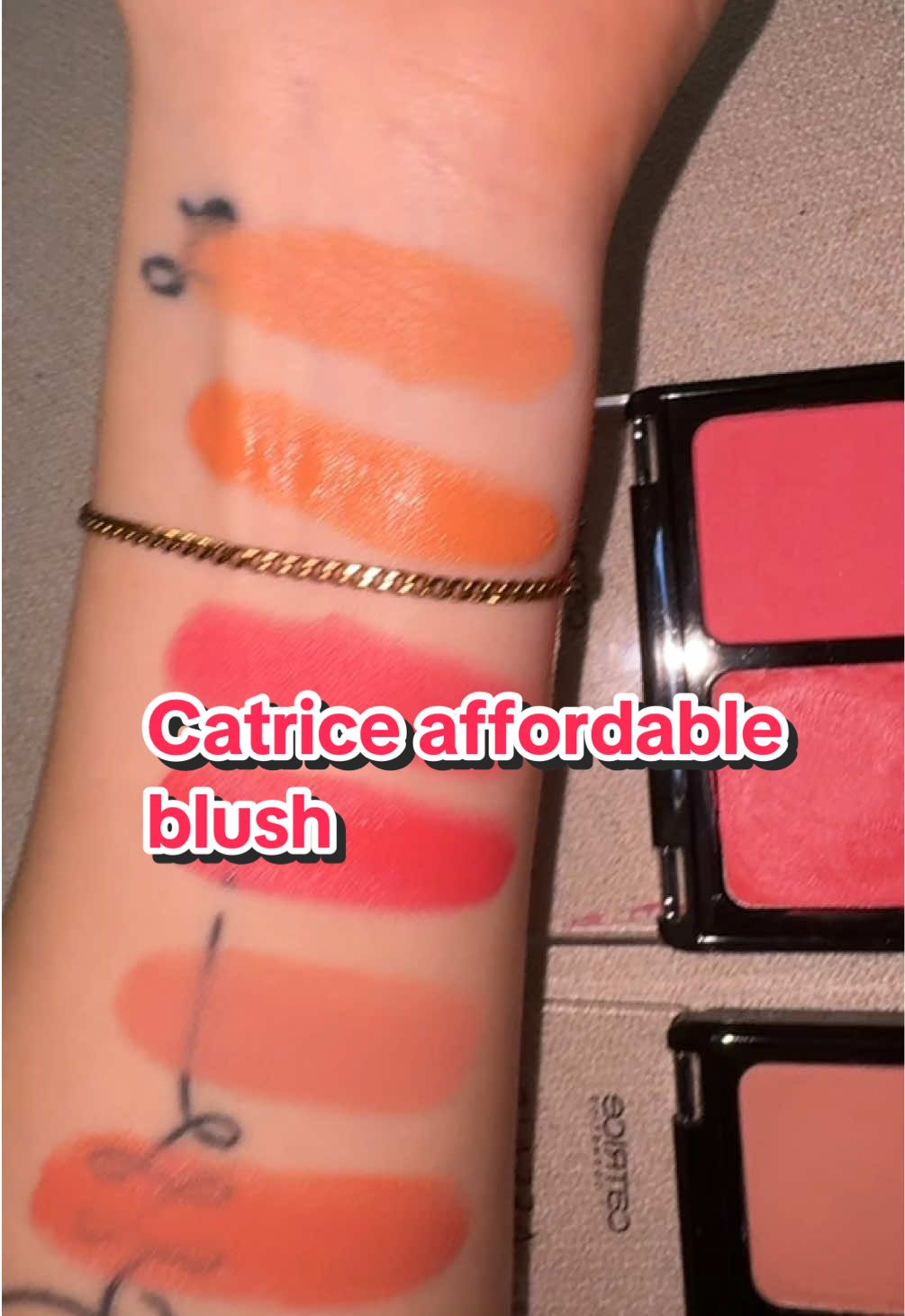 @Catrice Cosmetics blush palettes are so good and affordable #catricecosmetics #catrice #creatorsearchinsights #tiktokshopcreatorpicks #tiktokshopholidayhaul #tiktokshoppicks #ttsbeautybesties 