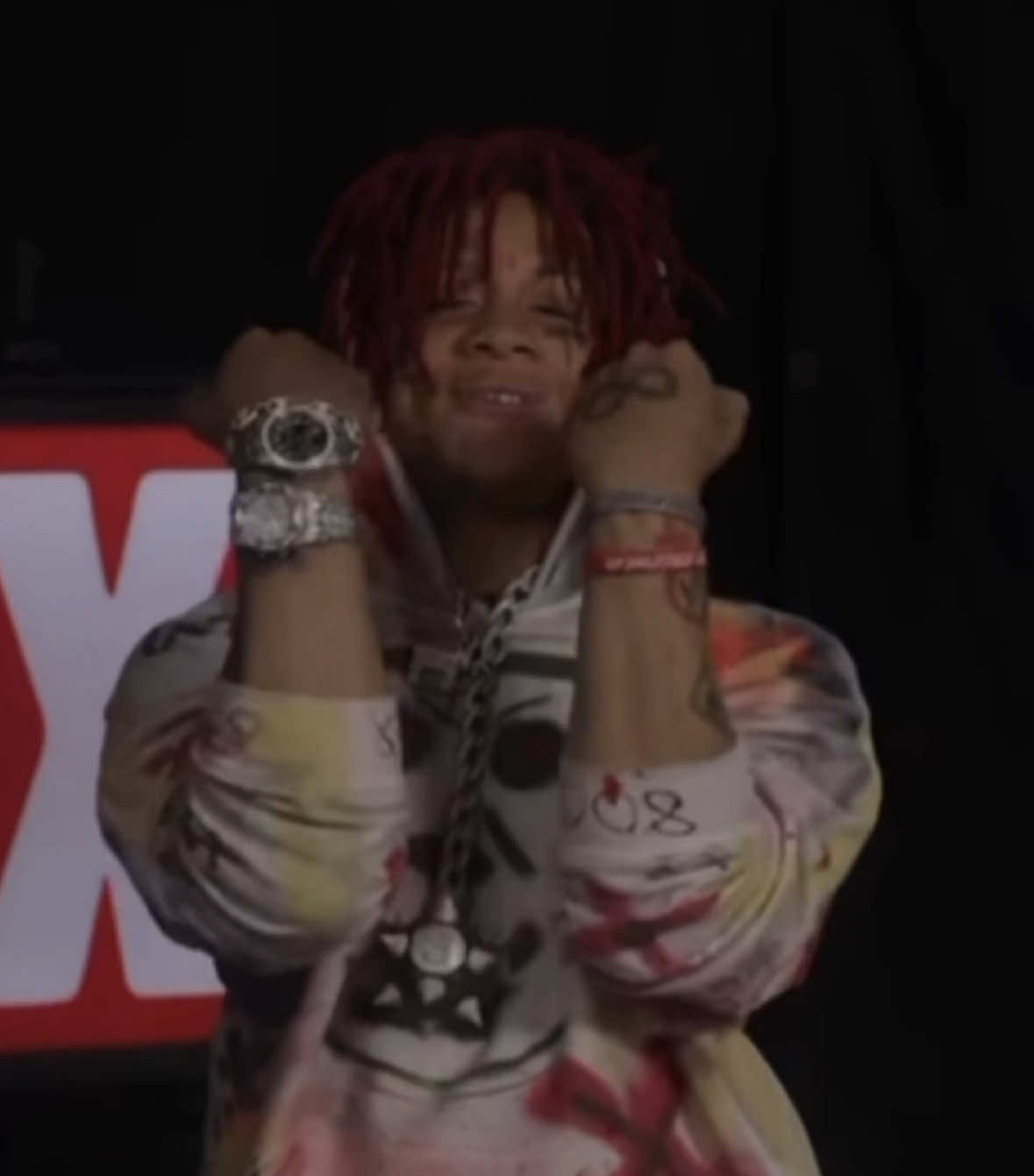 2018 xxl was litro shambles dont get me started😭😭.                                                                  #trippieredd #trippiereddedits #fyp #trippinshee #raptok #1400 #xxlfreshman #trippiereddmusic #oldtrippieredd #xyzabc 