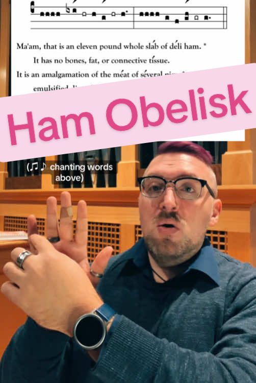 turns out i didn’t leave enough time at the beginning for “if it’s processed i don’t want it” :/ #gregorianchant #choir #musichistory #medievaltiktok #copypasta #meatobelisk #elevenpoundwholeslabofdeliham #isthathamprocessed #musicmajor 