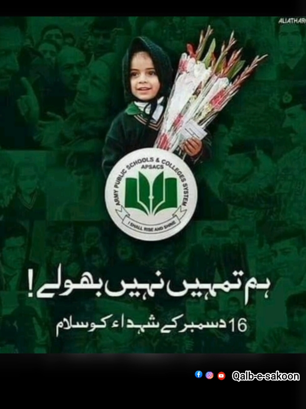 16 December APS black Day 🥹 #allahuakbar #aps #armypublicschool😢😢shaheed #tiktokviral #explore #fyp #armypublicschool #duet #foryou #qalbesakoon 