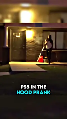 PS5 in the hood prank #prank #funny #fyp 