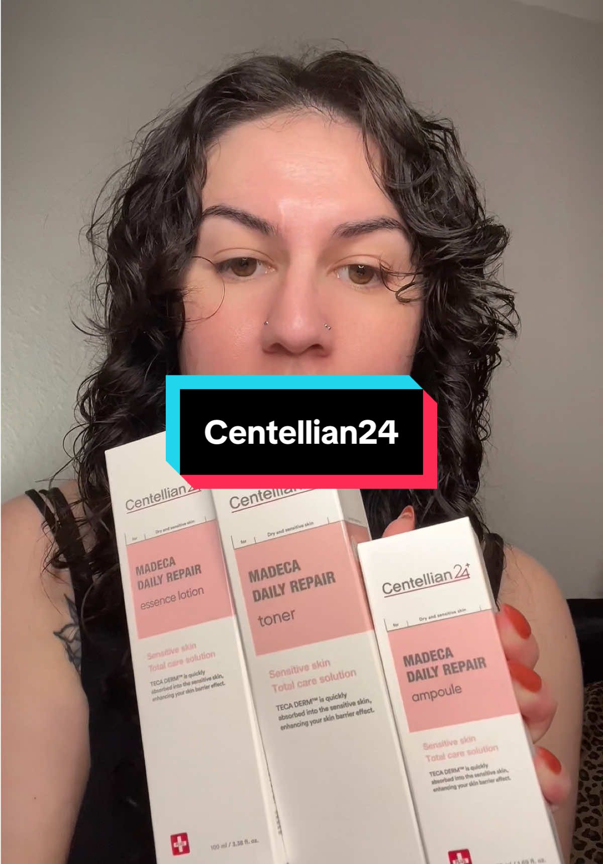 Centellian24 madeca daily repair line feels really nice and calming when my skin is irritated and flaky. My skin really likes the ingredients, just a little too much for my oily skin to handle all the time. While its been colder out I’ve been reaching for this a lot. @Centellian24_global #k-skincare #koreancream #koreanampoule #koreanlotion #centellian24 #Active- teca #sensitiveskin #acne-proneskin #koreanpatch #koreanskincare #cica 