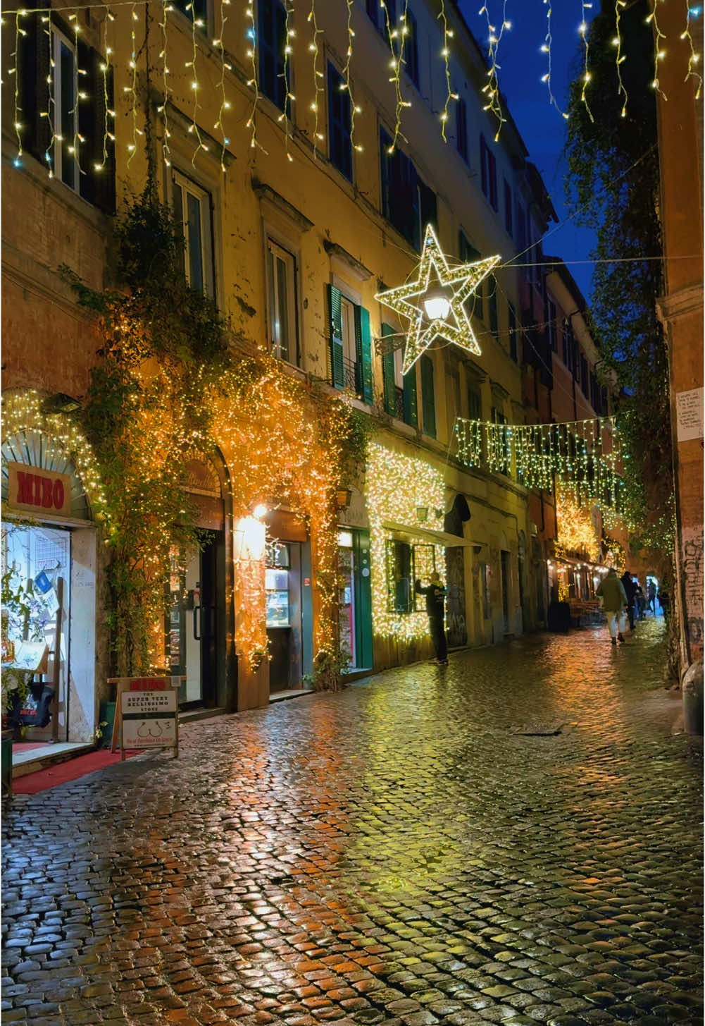 Christmas in Roma 🤍🎄#fyp #christmasinrome #romeitaly #rome #trastevere #italy #christmas 