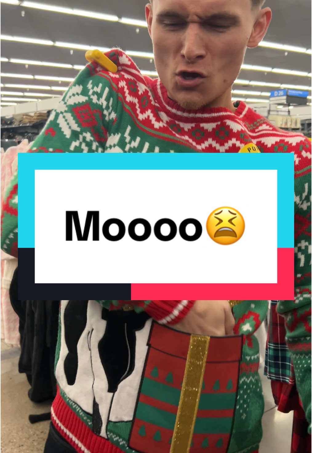 Someone found their moo - #uglysweaters #beerpocket #fyp #trending #viral #cow #christmas #christmassweater #mooo #fypシ゚viral 