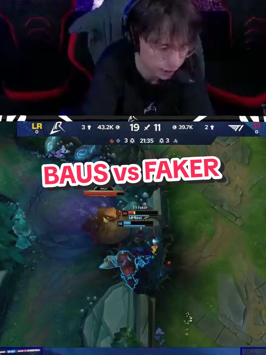 The Unkillable Demon King vs The Killable Demon King #thebausffs #caedrel #losratones #T1 #leagueoflegends 